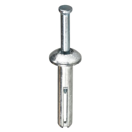 Dottie Nail Drive Anchor, 3/16" Dia., 7/8" L, Alloy Steel Zinc Plated, 100 PK ZA78